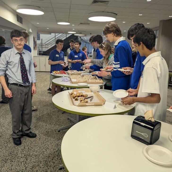 Max Arkadianos prepared a delicious afternoon tea for all the Buddy Up guests and volunteers